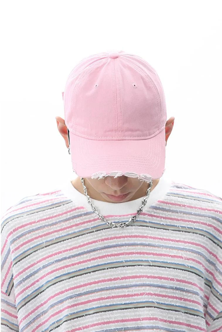 Adjustable Distressed Baseball Cap - Image 12