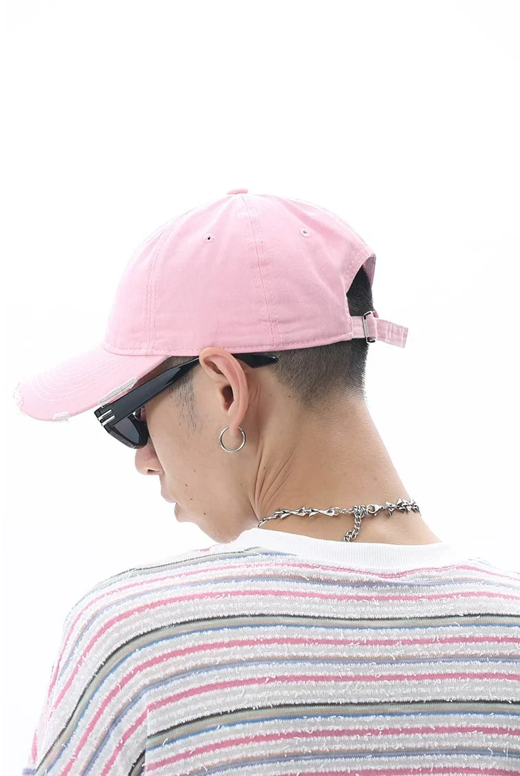 Adjustable Distressed Baseball Cap - Image 13