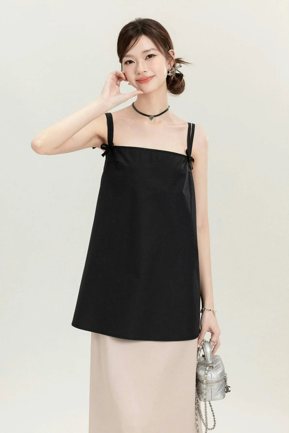Adjustable Strap Flare-Fit Camisole Top - Image 3