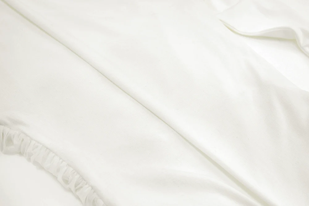 Asymmetric Ruched Long Sleeve Skinny Top - Image 6