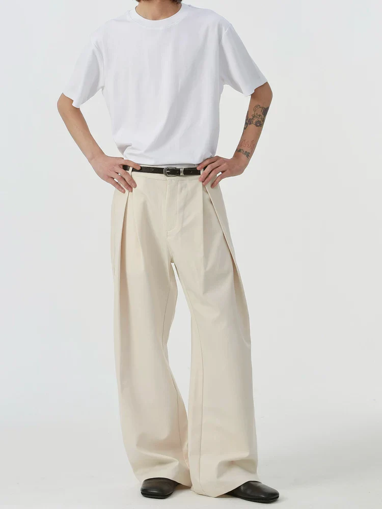 Barrel Leg Deep-Pleated Trousers - Image 5