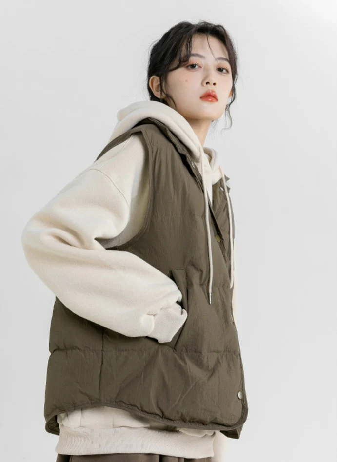 Button Down Lightweight Vest - Image 3