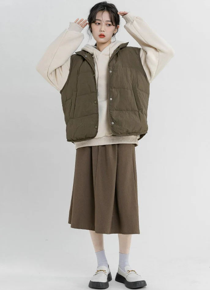 Button Down Lightweight Vest - Image 7