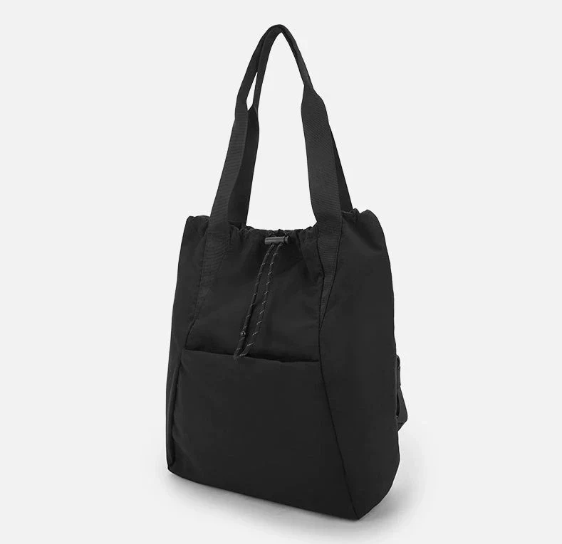 Canvas Shoulder Tote Bag with Wide Strap - Image 11