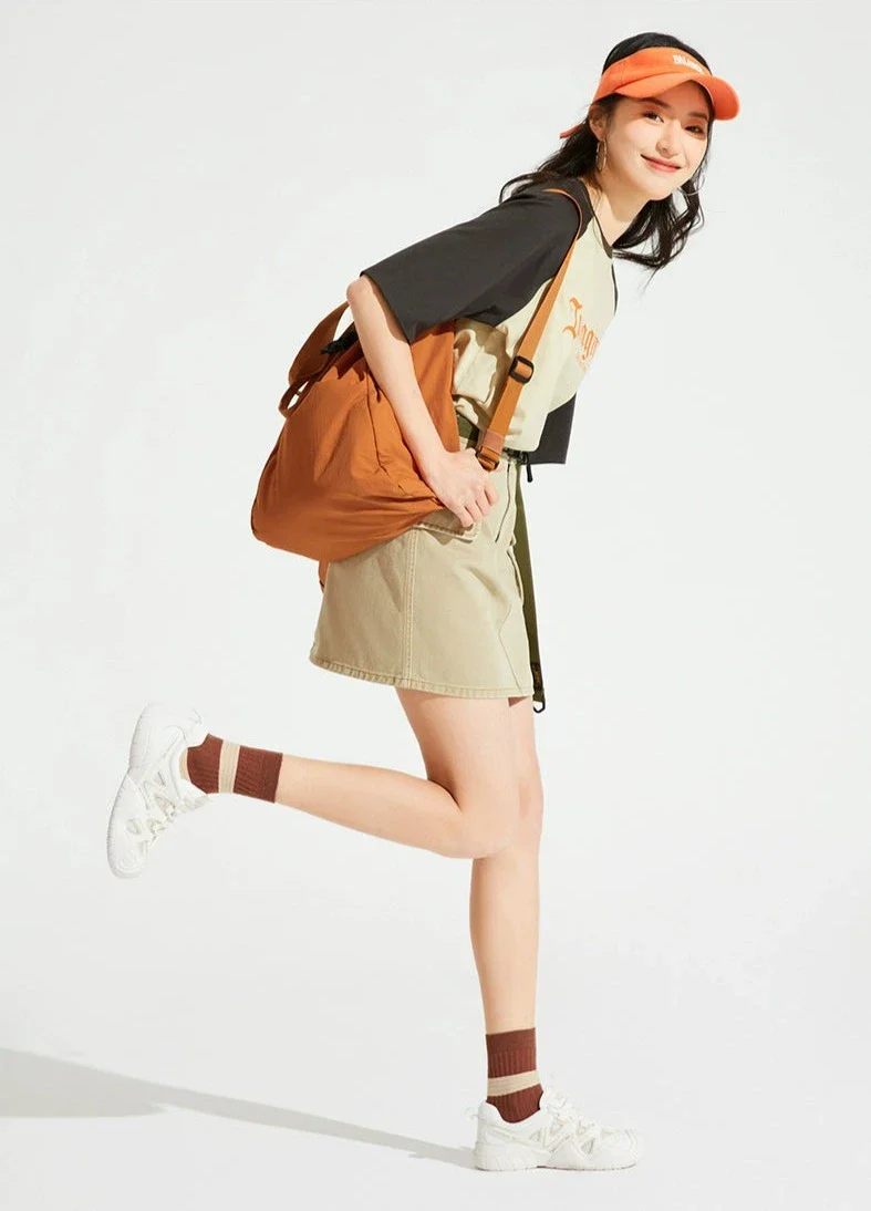 Canvas Shoulder Tote Bag with Wide Strap - Image 3