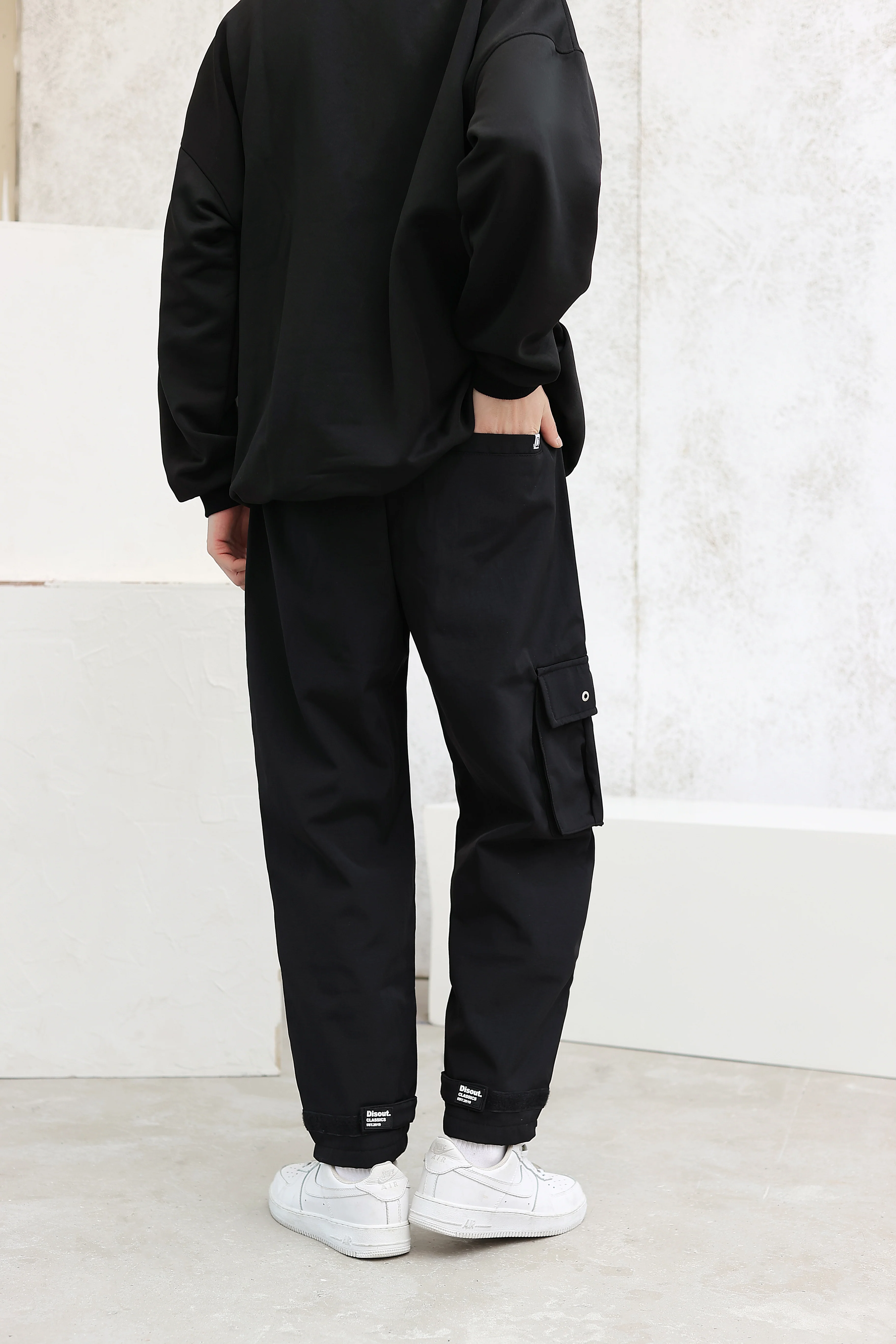 Cargo Joggers with Strap Detail - Image 13