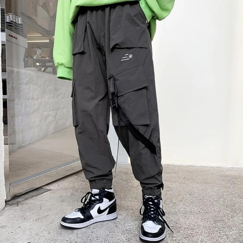 Cargo Joggers with Strap Detail - Image 15