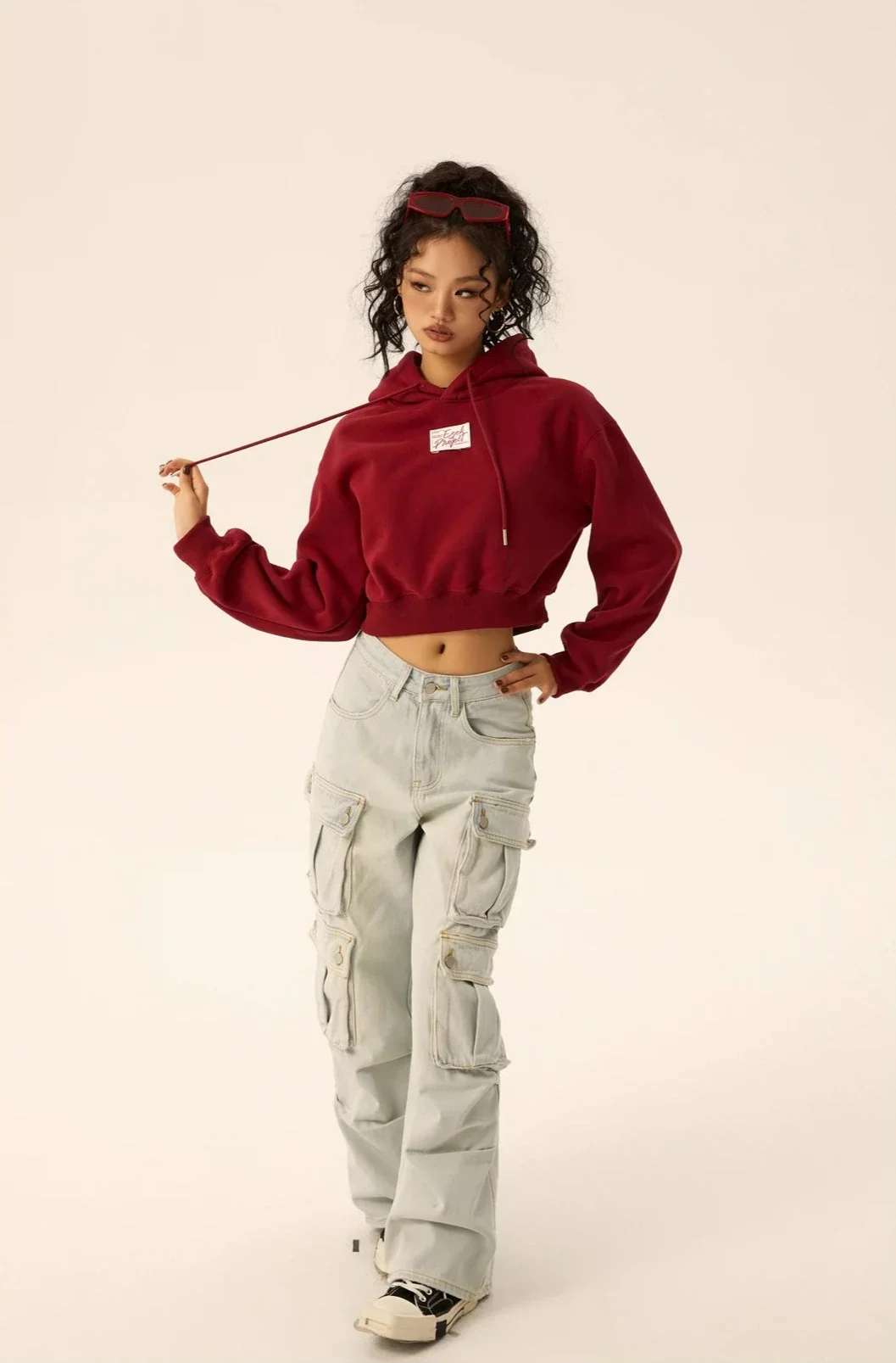 Cargo Pocketed Slim-Fit Denim Jeans - Image 6