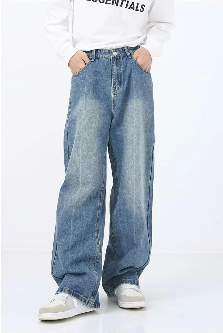 Classic Faded Jeans - Image 4