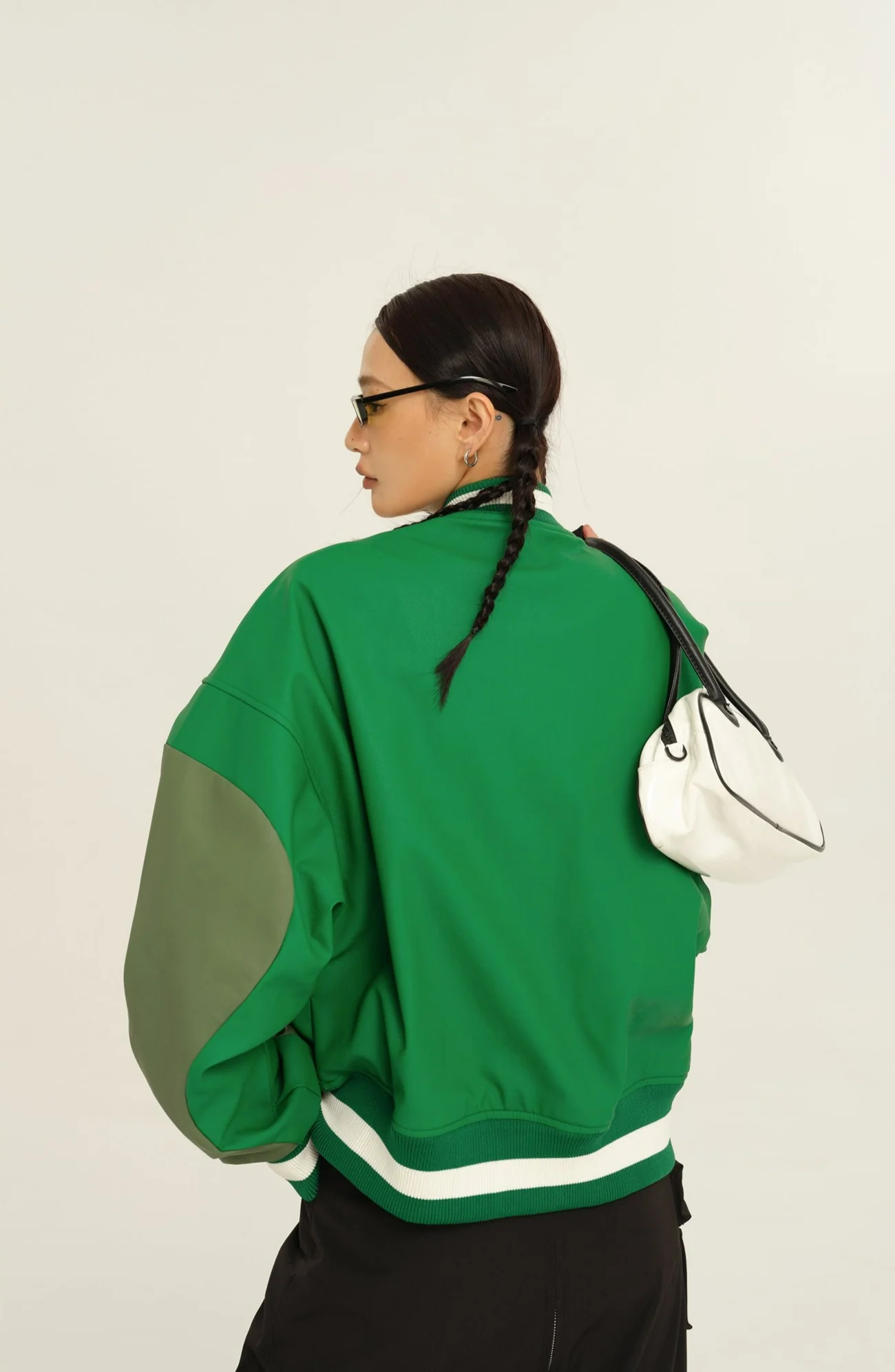 Color Block Bomber Jacket - Image 6