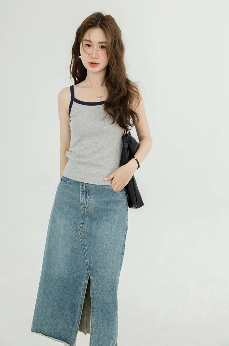 Contrast Strap Tank Top - Image 18