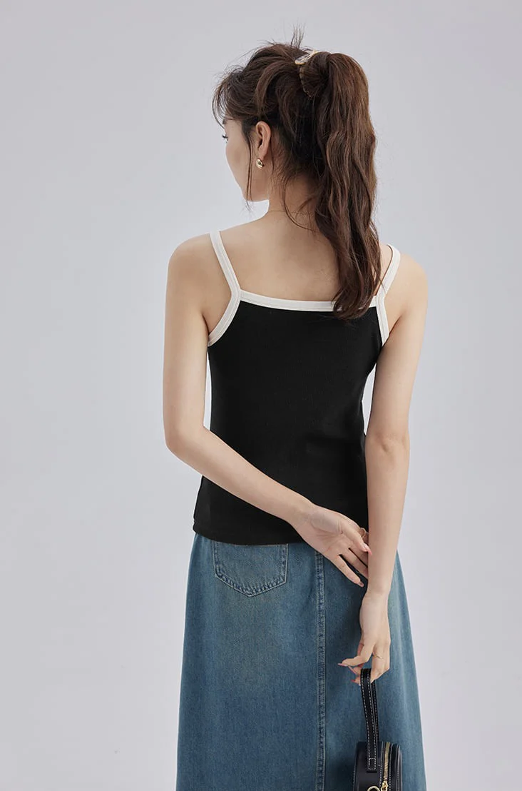 Contrast Strap Tank Top - Image 6