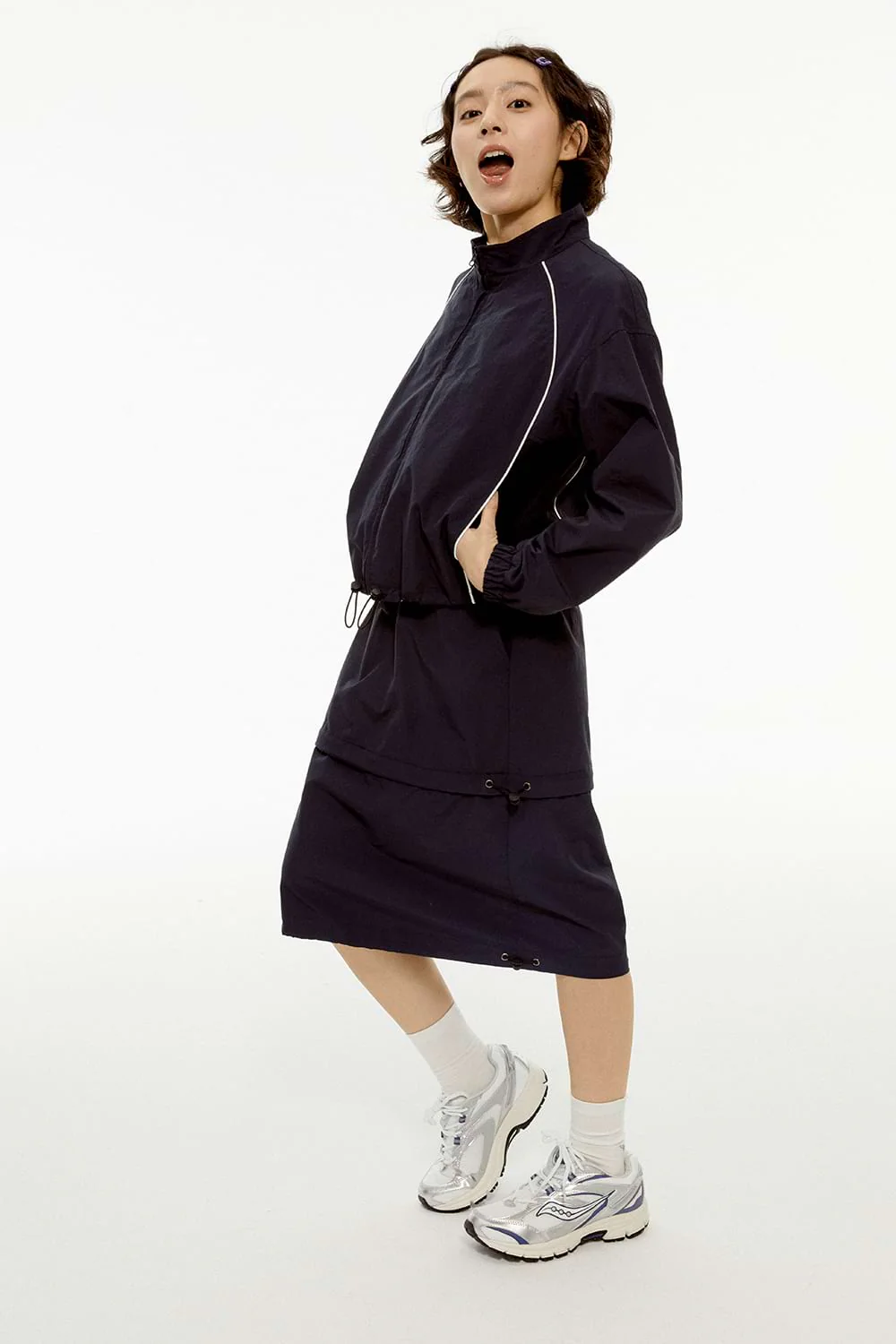 Contrast Strip Track Jacket - Image 11