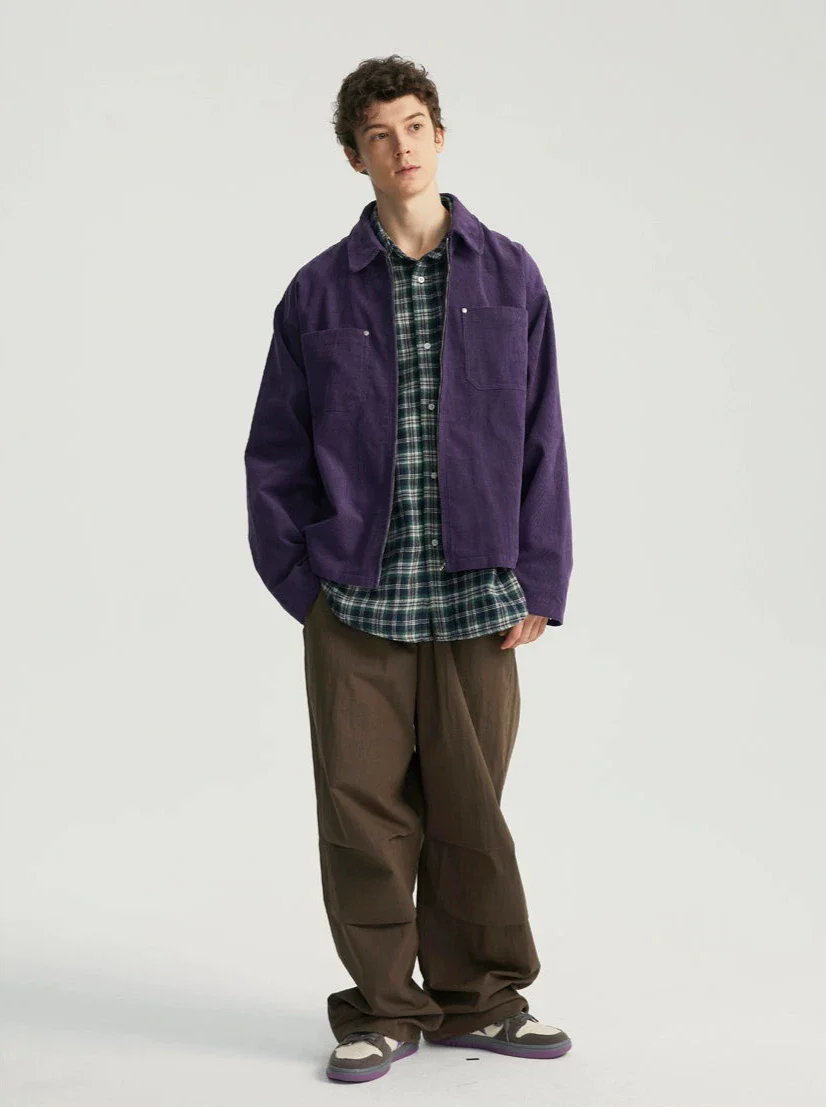 Corduroy Zip Jacket with Chest Pockets - Image 3