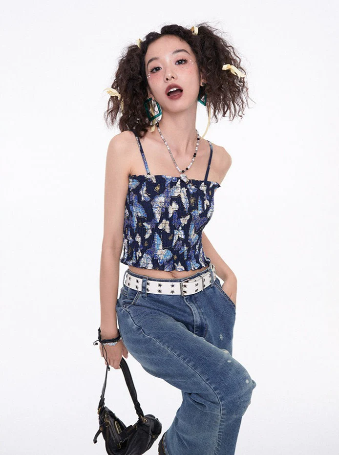 Cropped Sleeveless Polo Shirt - Image 3