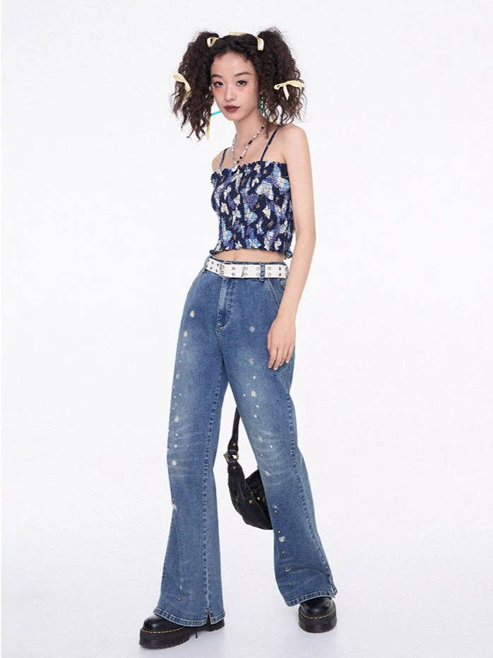 Cropped Sleeveless Polo Shirt - Image 9
