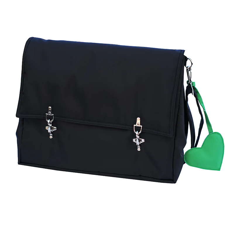 Double Fireman-Clasp Buckle Messenger Sling Bag - Image 15