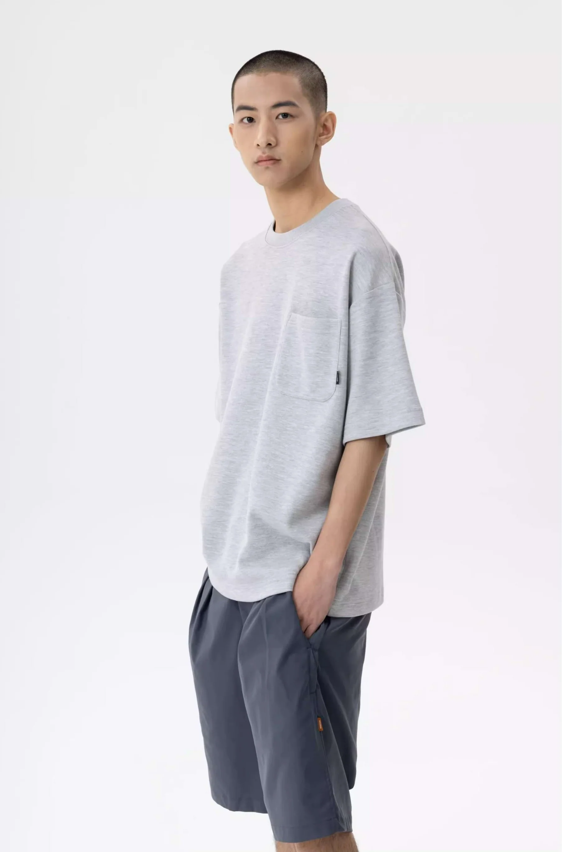 Drop Shoulder T-Shirt with Pocket - Image 6