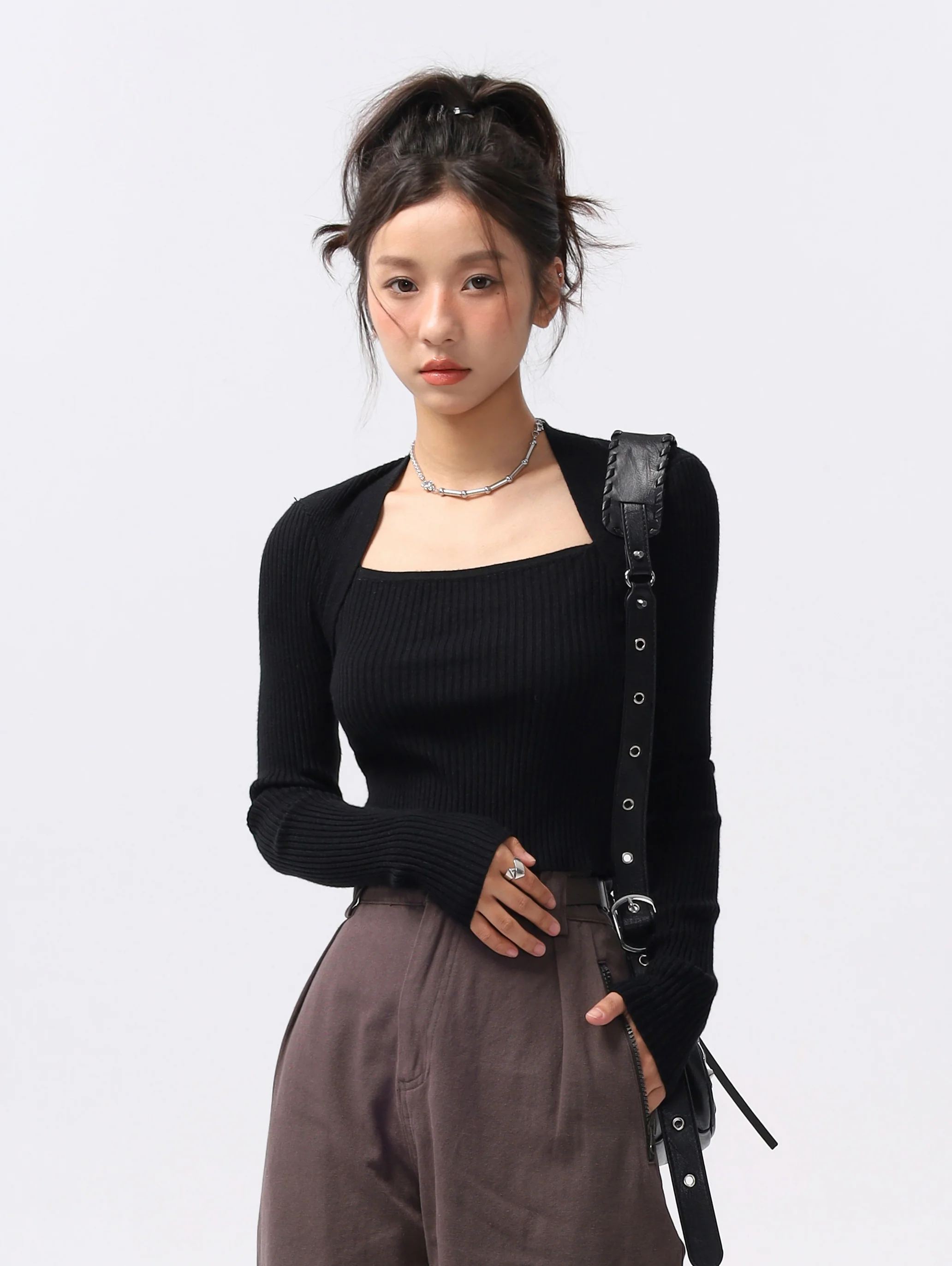 Extra Skinny Ribbed Crop Top - Image 16