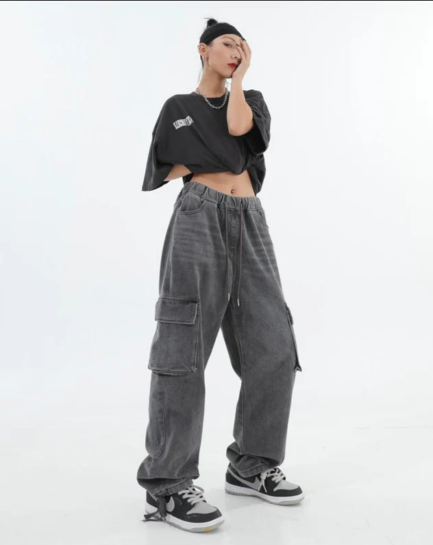 Double Side Pocket Faded Pants - Image 4