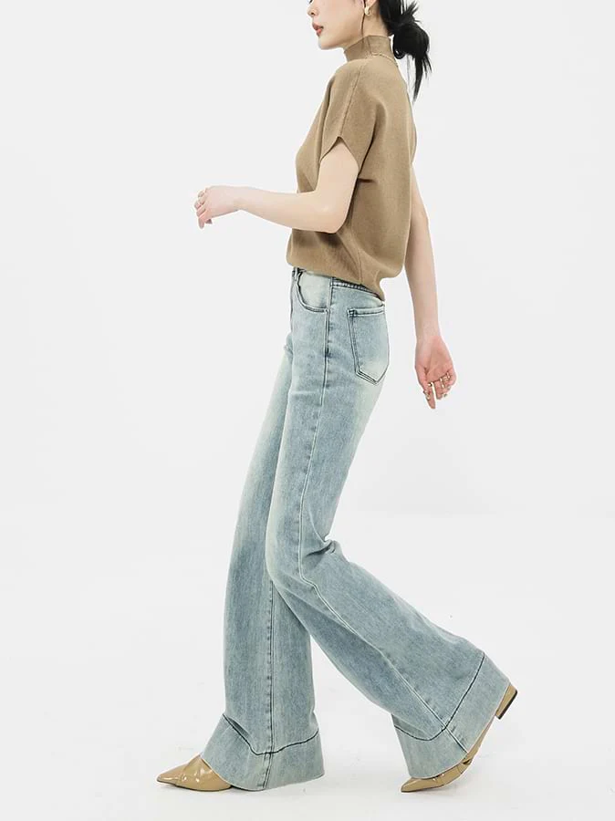 Faded Flare Jeans - Image 7