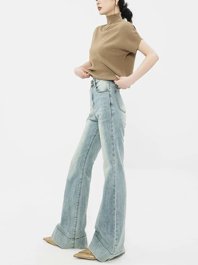 Faded Flare Jeans - Image 9