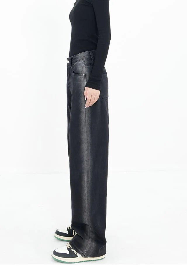 Faded Side Stripe Straight Jeans - Image 13
