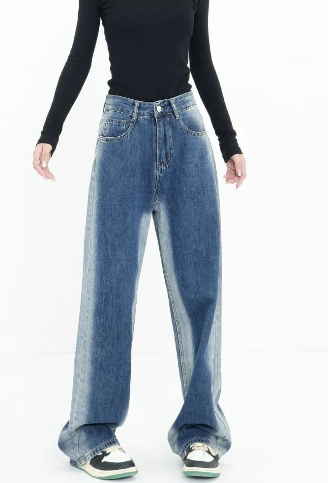 Faded Side Stripe Straight Jeans - Image 18