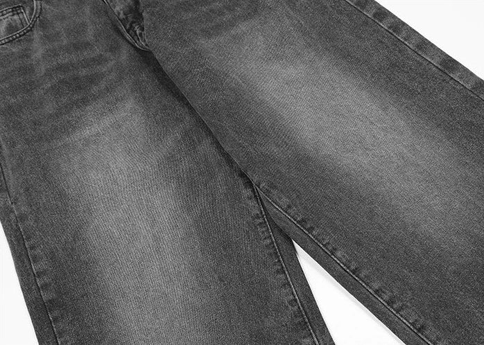 Faded Wide Leg Jeans - Image 13