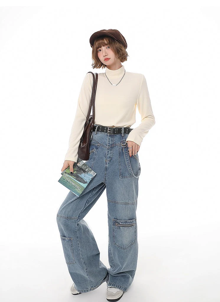 High Neck Long Sleeve Top - Image 5