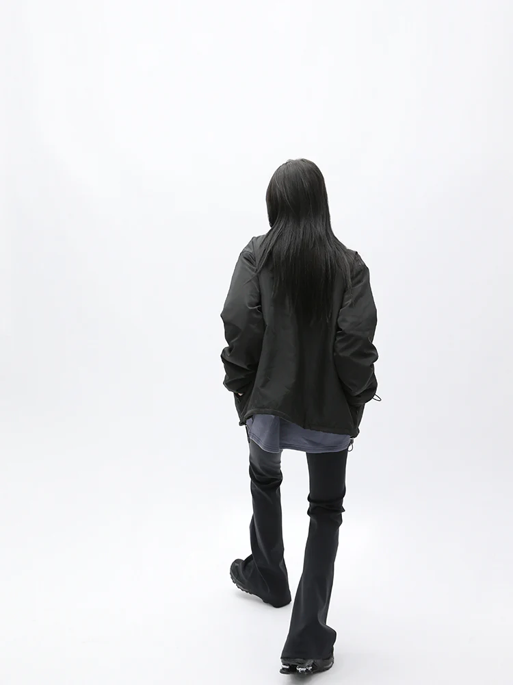 High Neck Zip Up Jacket - Image 10