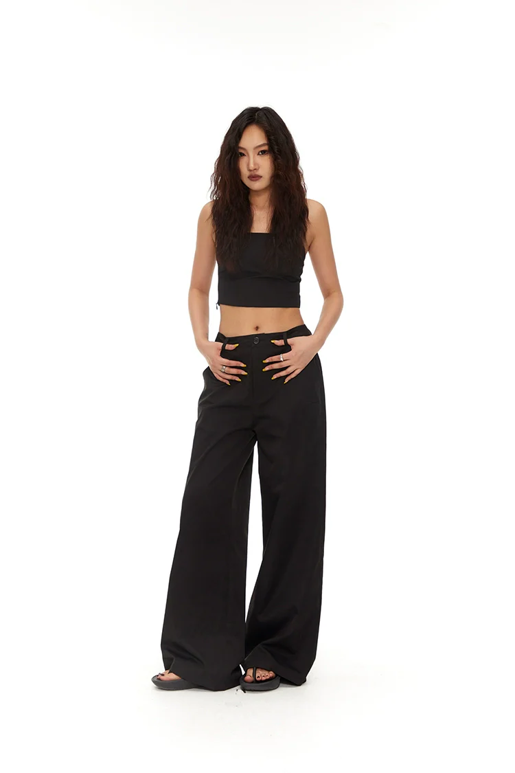 High Waist Wide Leg Pants - Image 9