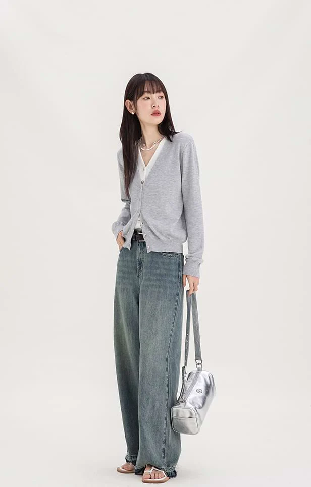Mock Two-Piece Cardigan - Image 16