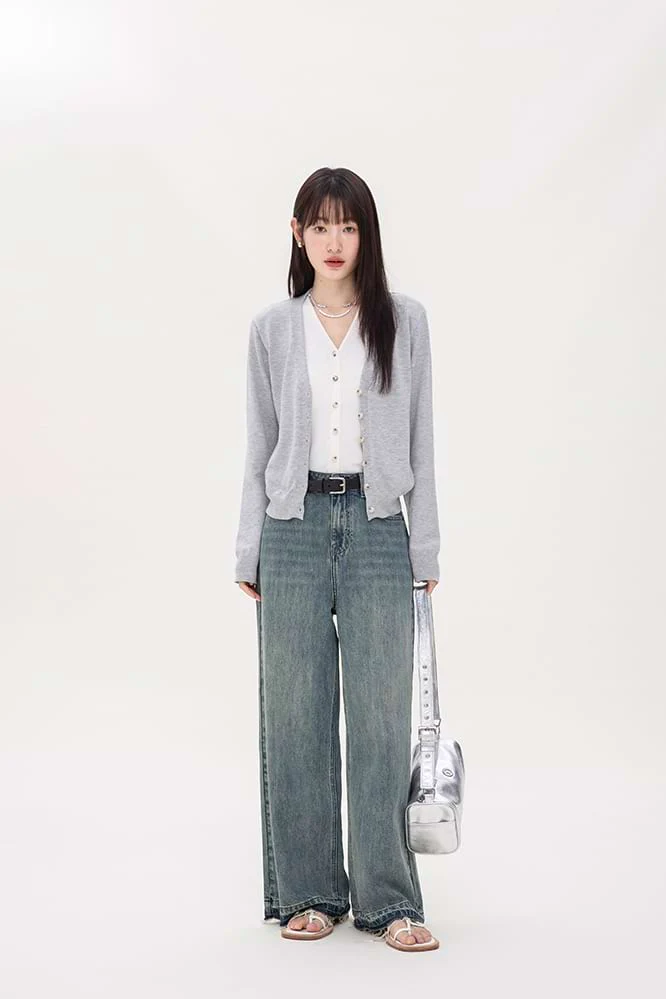 Mock Two-Piece Cardigan - Image 17