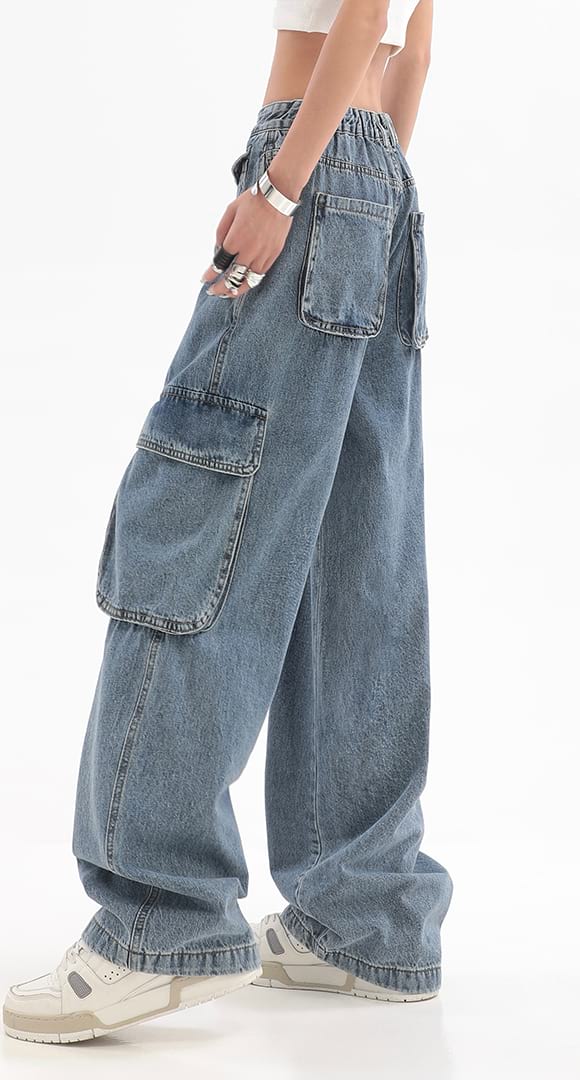 Slim Multi Pocket Jeans - Image 3