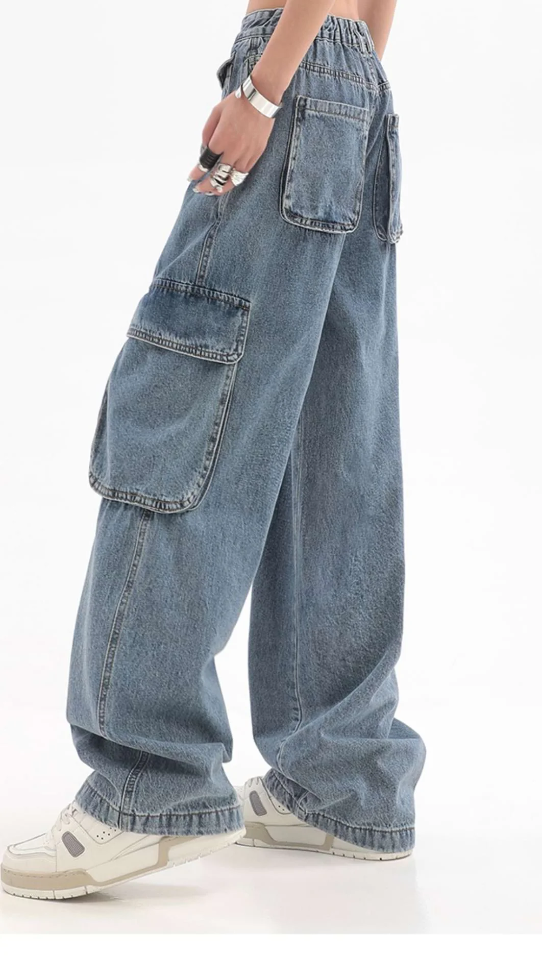 Slim Multi Pocket Jeans - Image 6