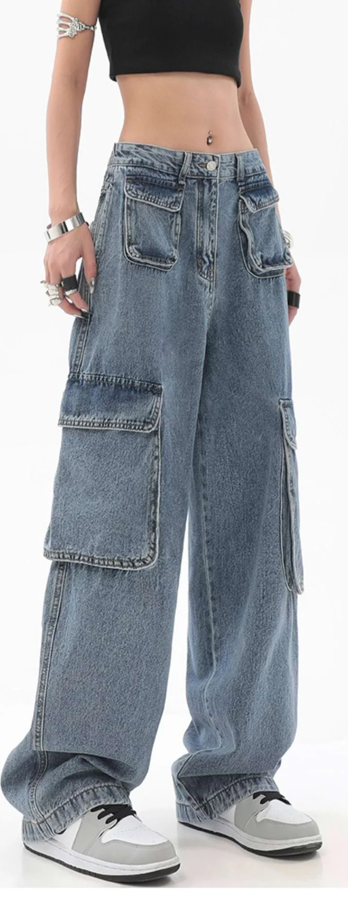 Slim Multi Pocket Jeans - Image 7