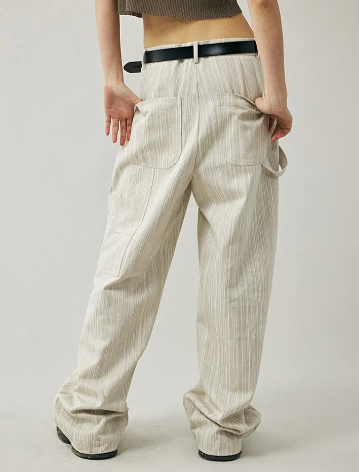 Multi Pocket Pinstripe Pants - Image 7
