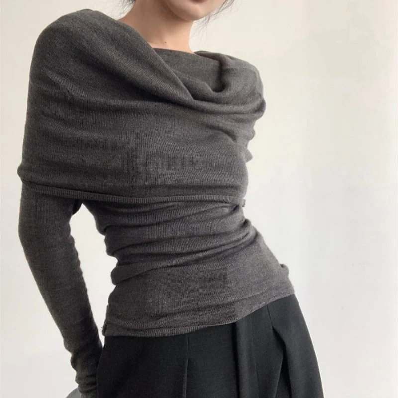 Off Shoulder Knit Top - Image 10