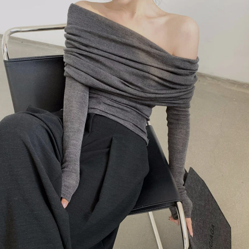Off Shoulder Knit Top - Image 12