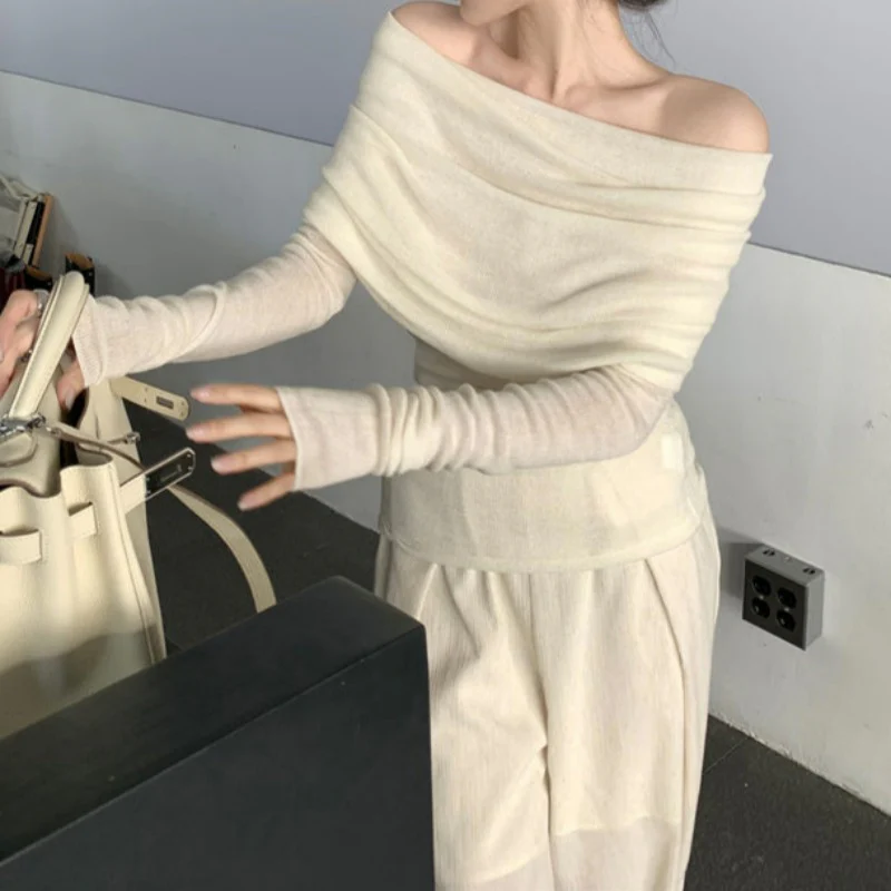 Off Shoulder Knit Top - Image 4