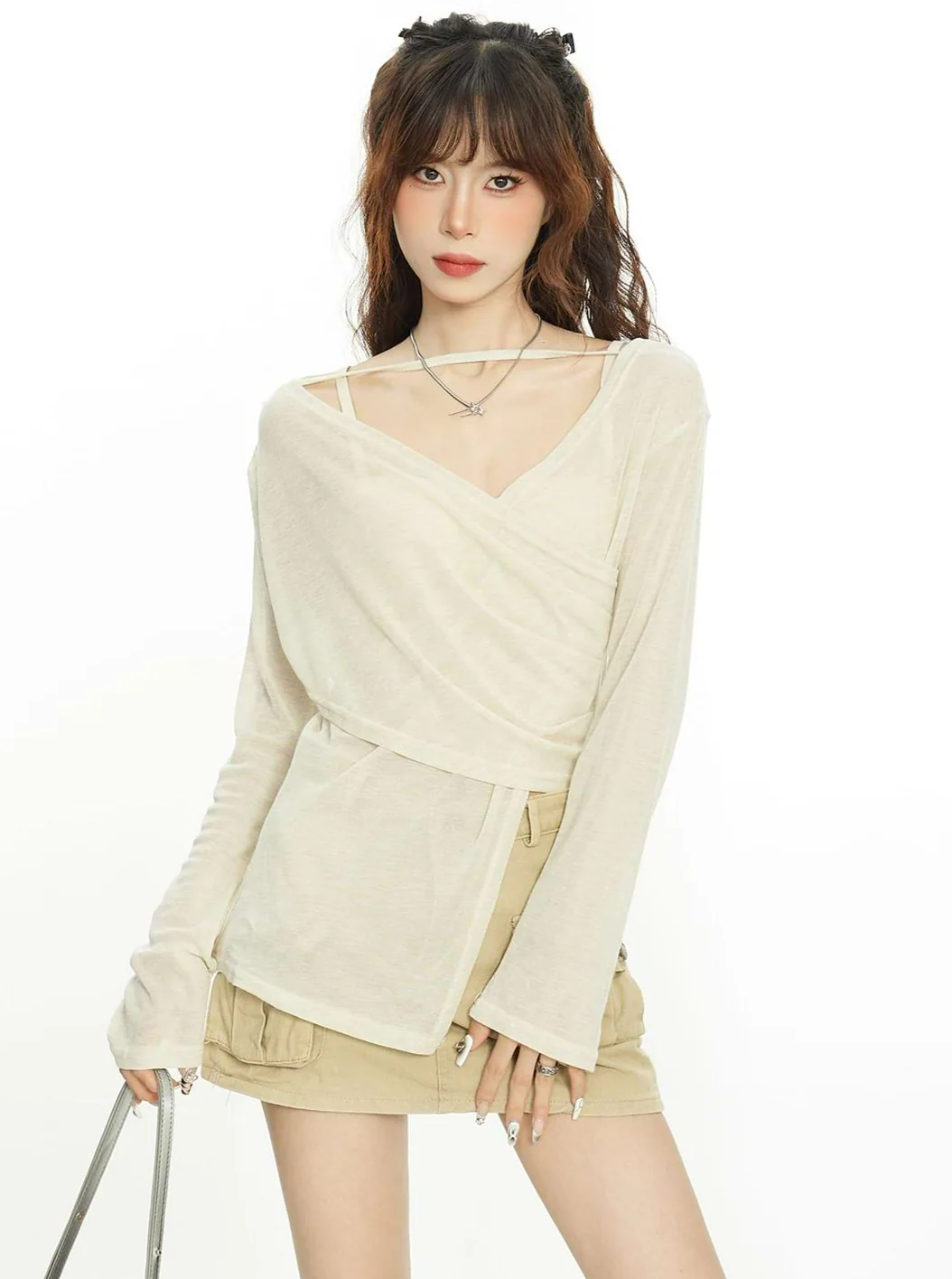 Overlap Translucent Asymmetric Top - Image 3