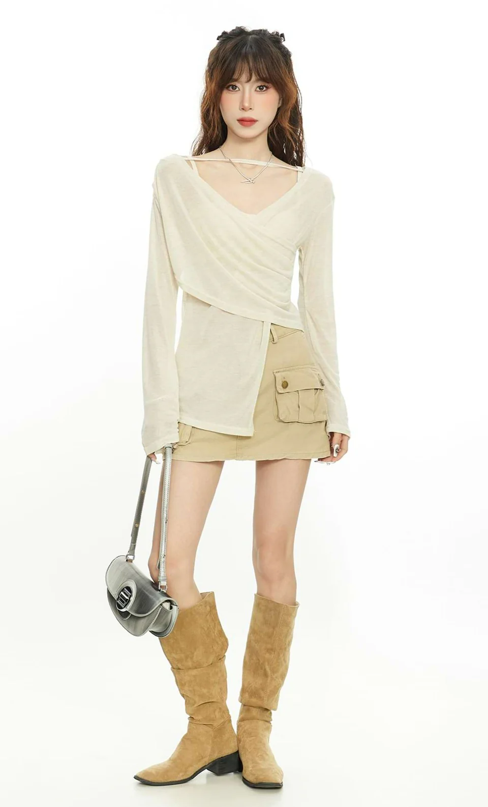 Overlap Translucent Asymmetric Top - Image 6
