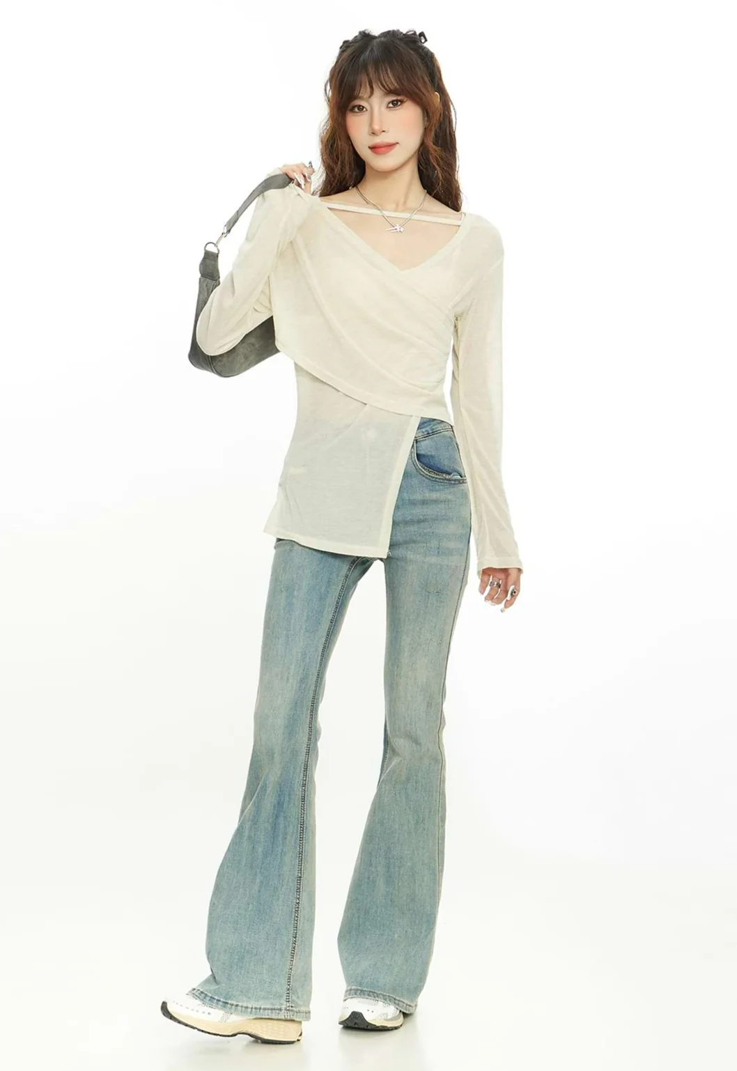 Overlap Translucent Asymmetric Top - Image 8