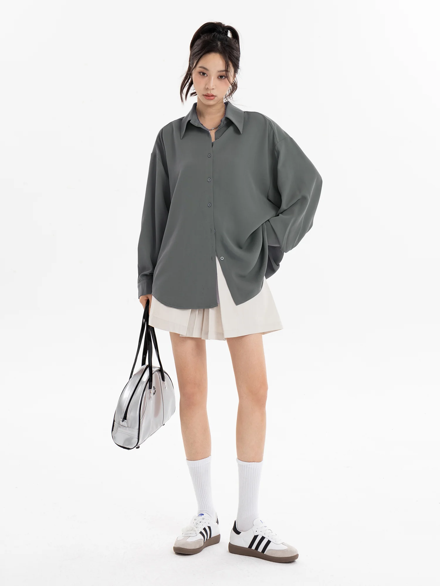 Oversized Button Shirt - Image 13
