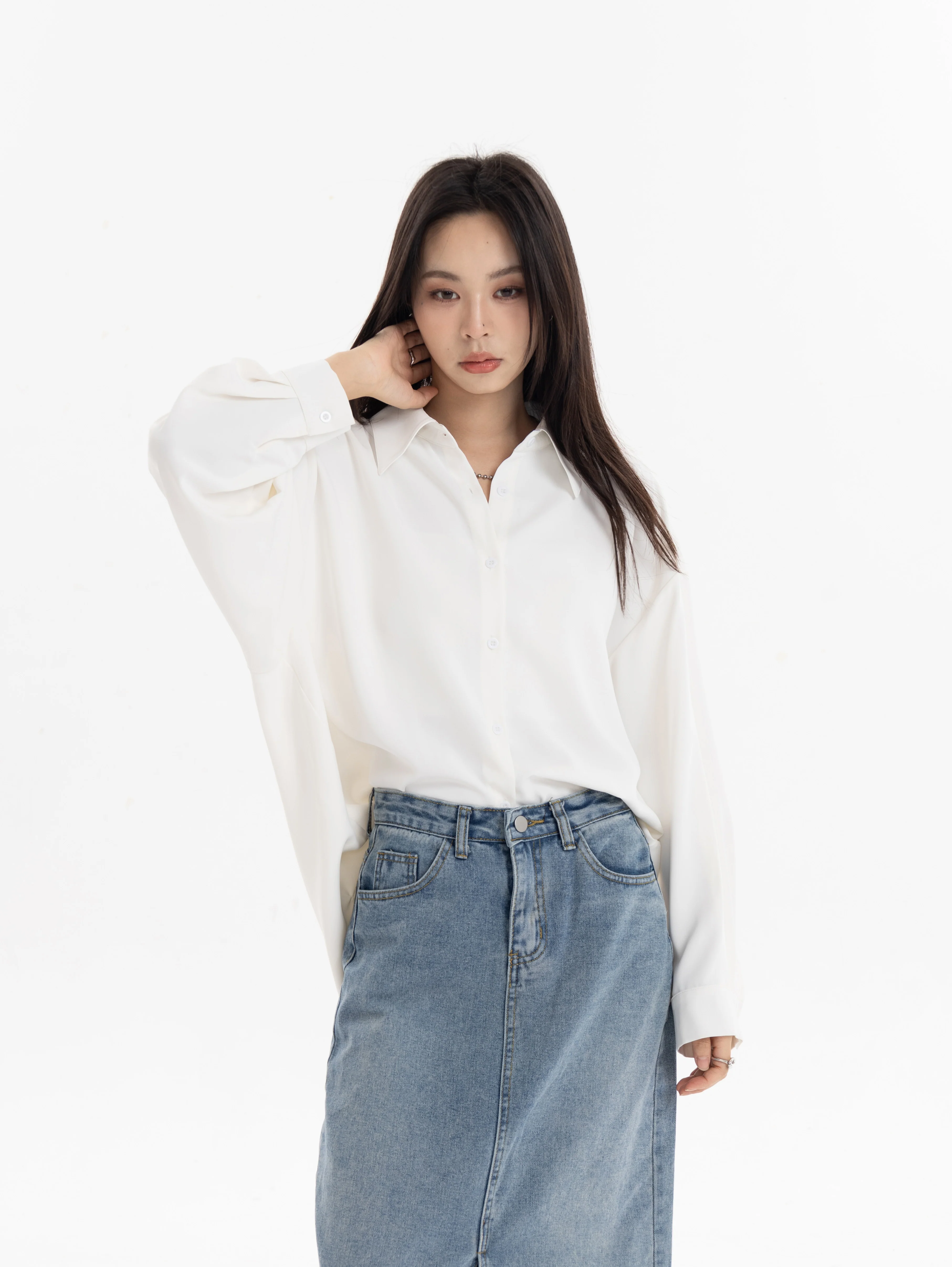 Oversized Button Shirt - Image 7