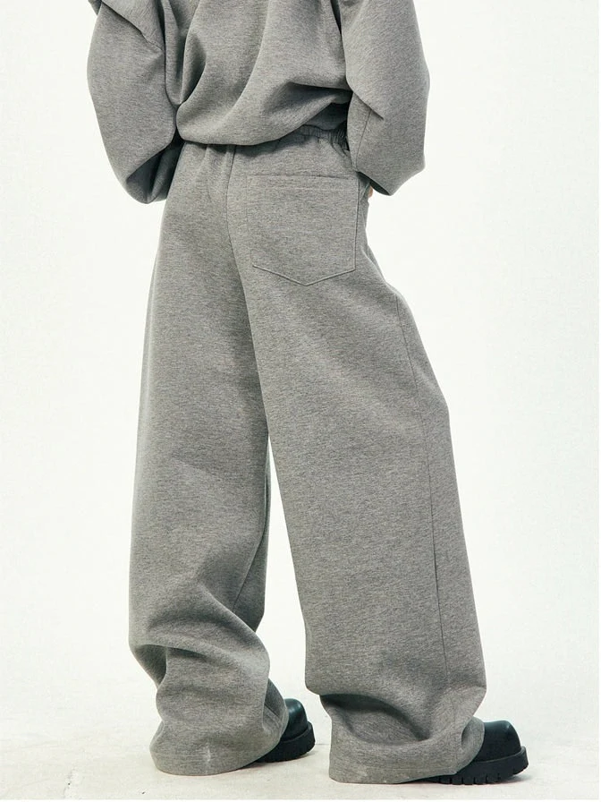 Oversized Cropped Zip Hoodie and Wide-Leg Pants Tracksuit Set - Image 33