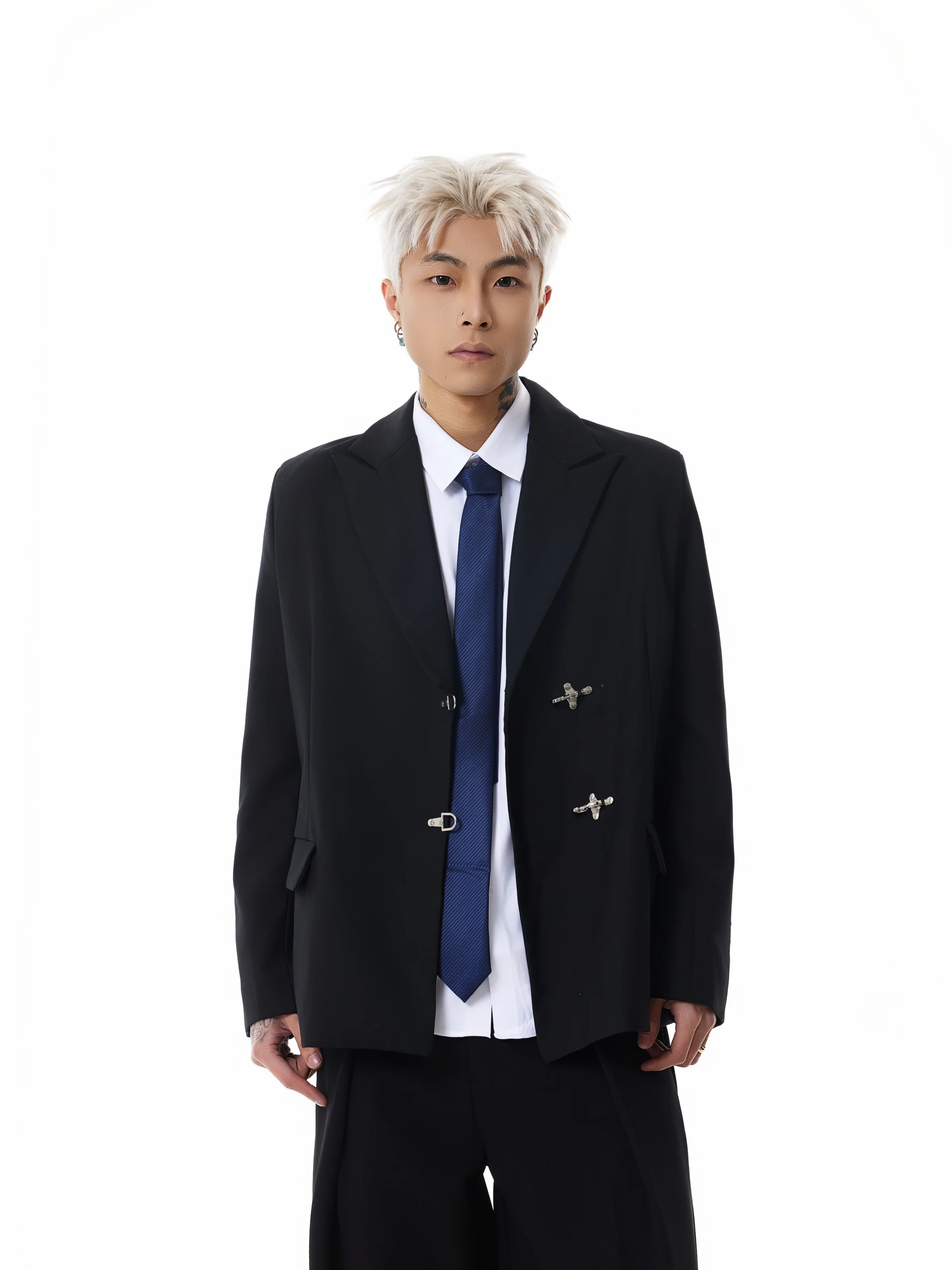 Oversized Fireman Buckle Blazer - Image 15