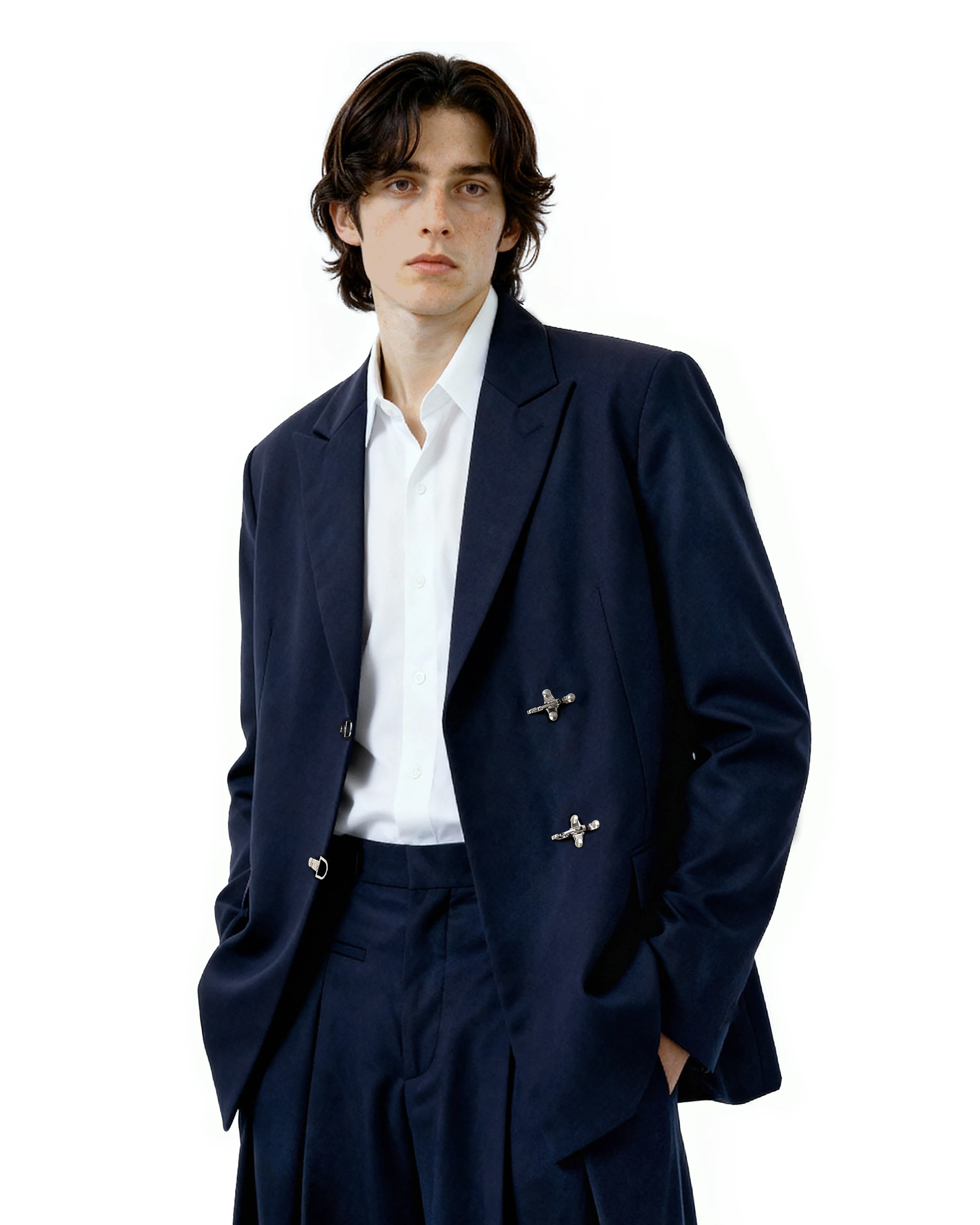 Oversized Fireman Buckle Blazer - Image 22