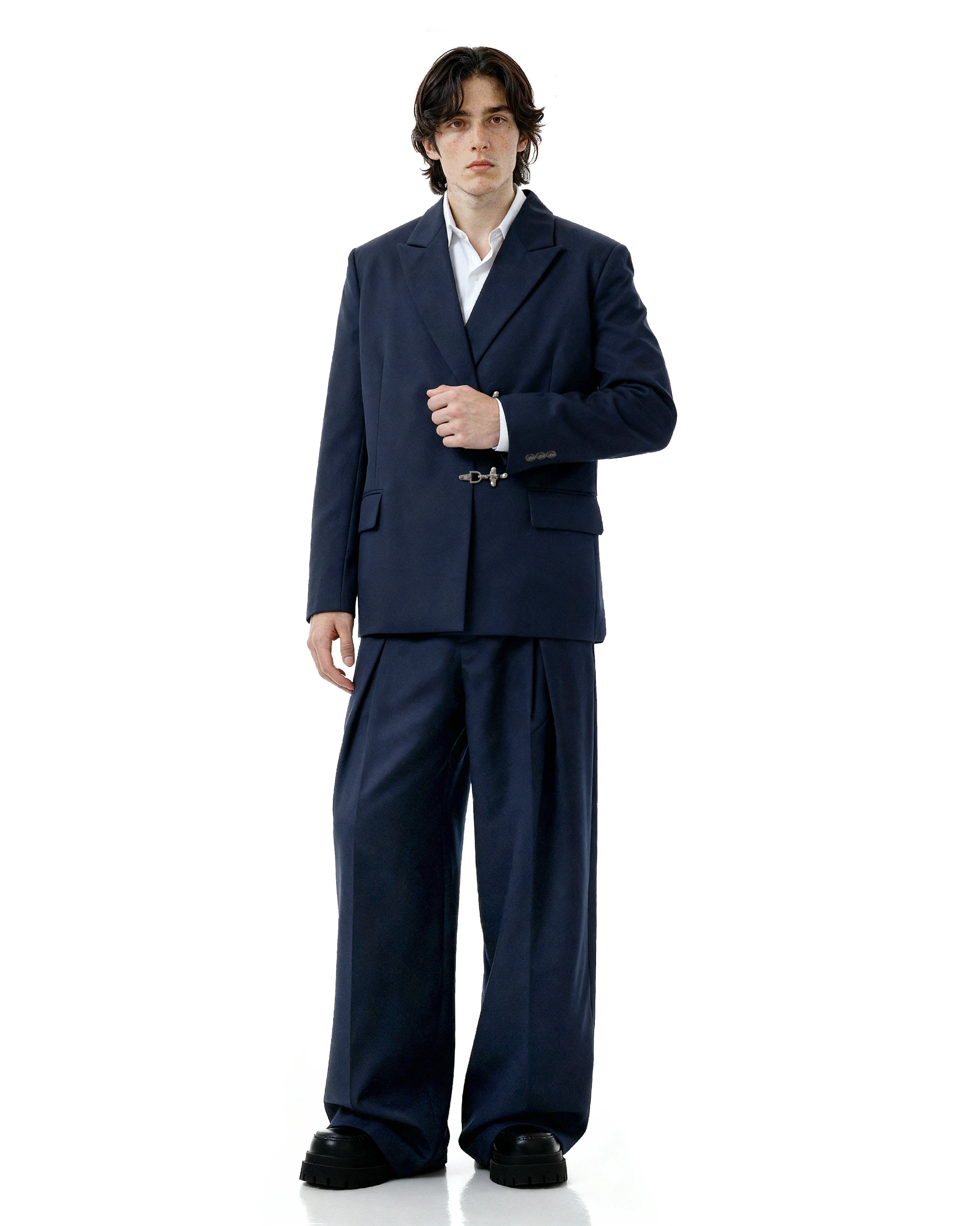 Oversized Fireman Buckle Blazer - Image 26